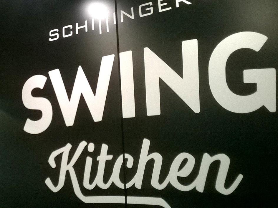 Swing Kitchen Beschriftung